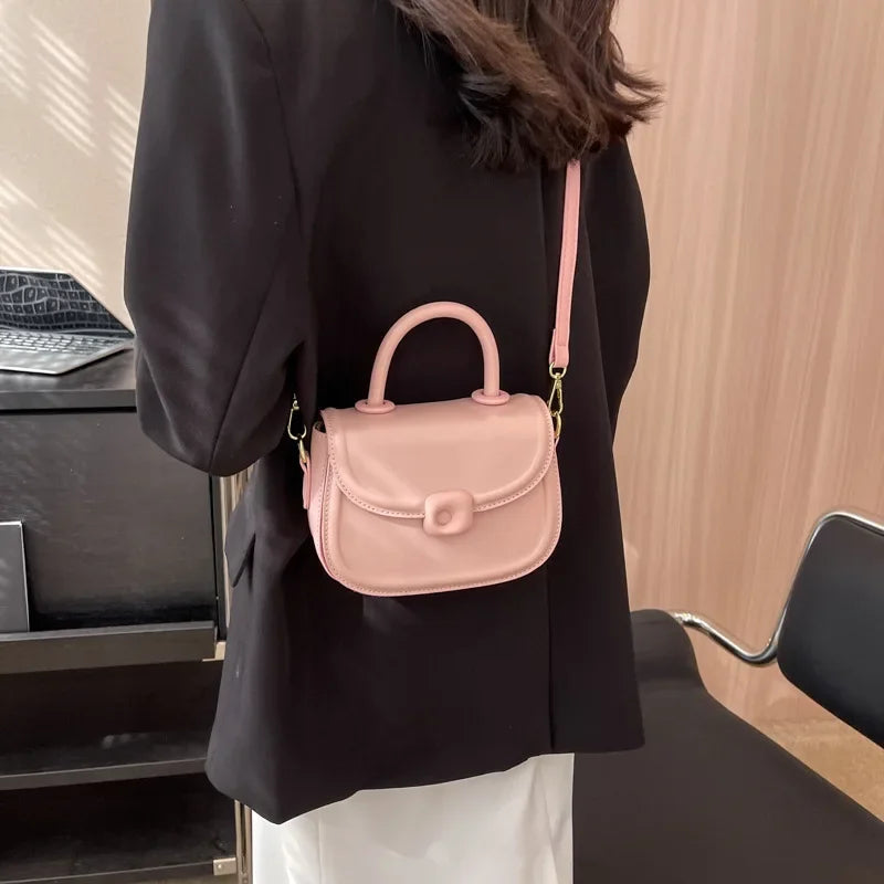 Luxury Women's Multi-functional Small Messenger Bag,high-end Texture Fashionable Square Handbag Trendy Handheld and One Shoulder