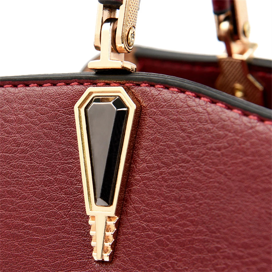 Luxury Soft Leather Handbag Women's Bag 2022 Trend Designer 3 Layers Shoulder Crossbody Sac Ladies Large Capacity Messenger Tote