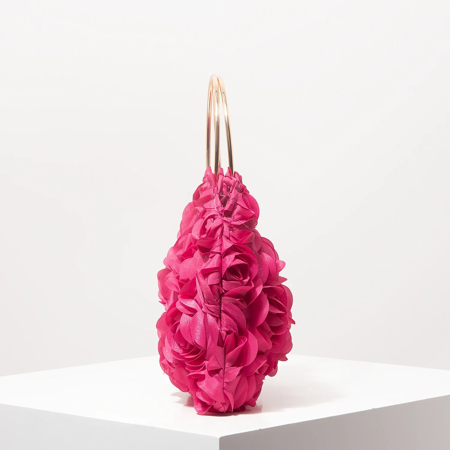 Luxury Rose Flower Tote Bags for Ladies， Prom Dresses for Women， Bag for Women Elegant， Wedding Items， Party Bag（Random Pattern）