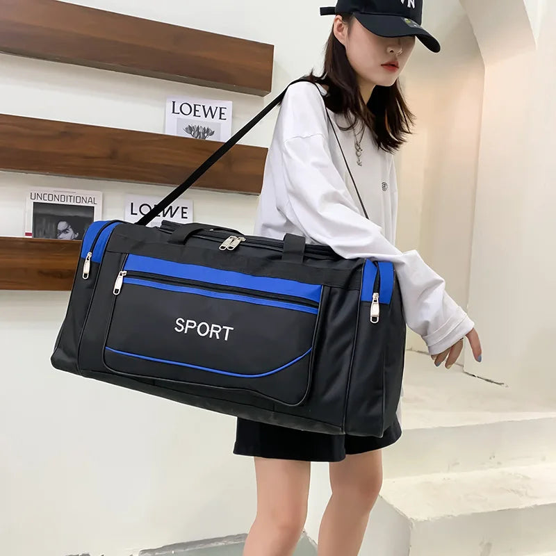 Travel Duffel Bag Carry on Luggage Bag Men Tote Large Capacity Weekender Gym Bags Sport Holdall Overnight Bag Pouches