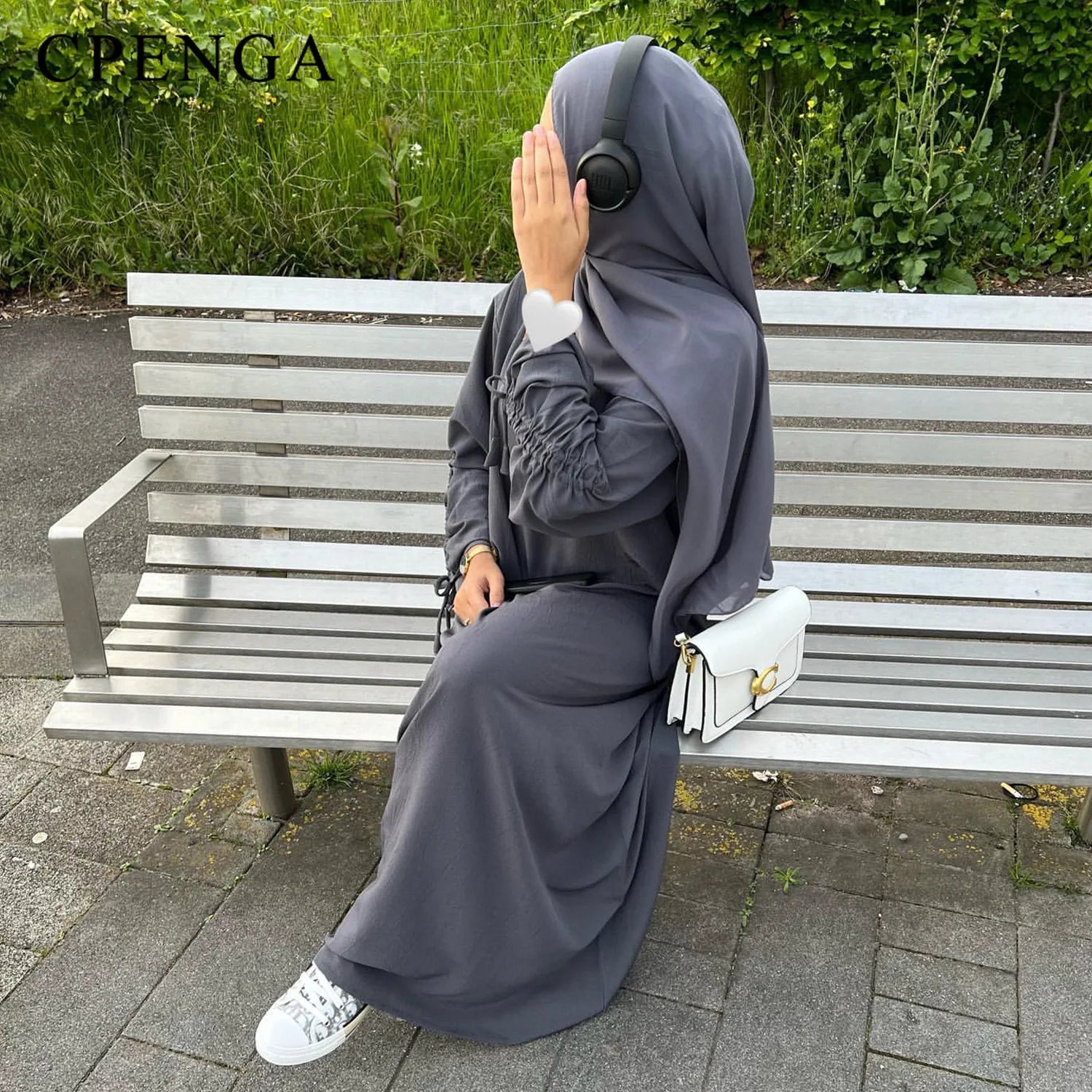 2024 Saudi Arabia Muslim Women Modest Dress Eid Dubai Plain Abaya Islamic Holiday Party Solid Turkey Lace-up Cuffs Long Clothes