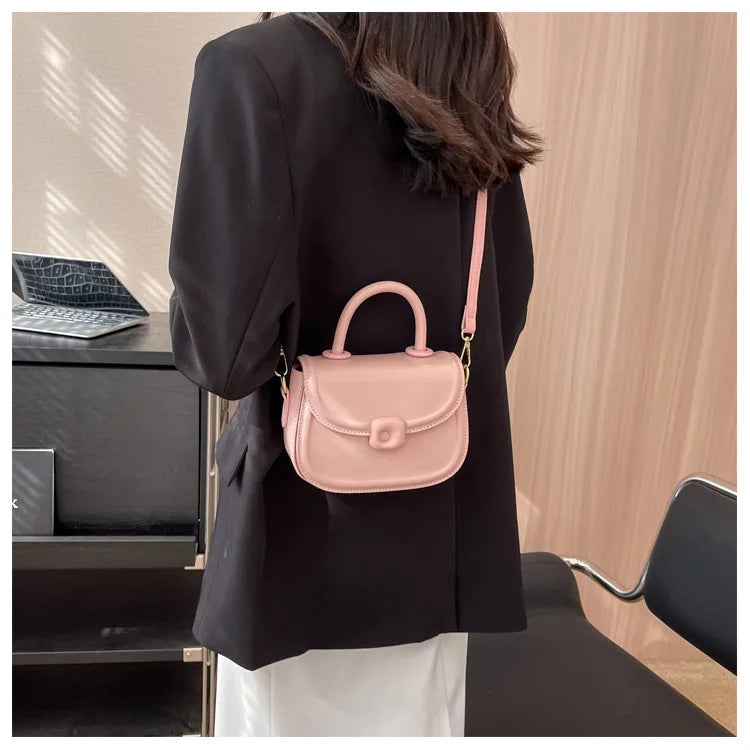 Luxury Women's Multi-functional Small Messenger Bag,high-end Texture Fashionable Square Handbag Trendy Handheld and One Shoulder