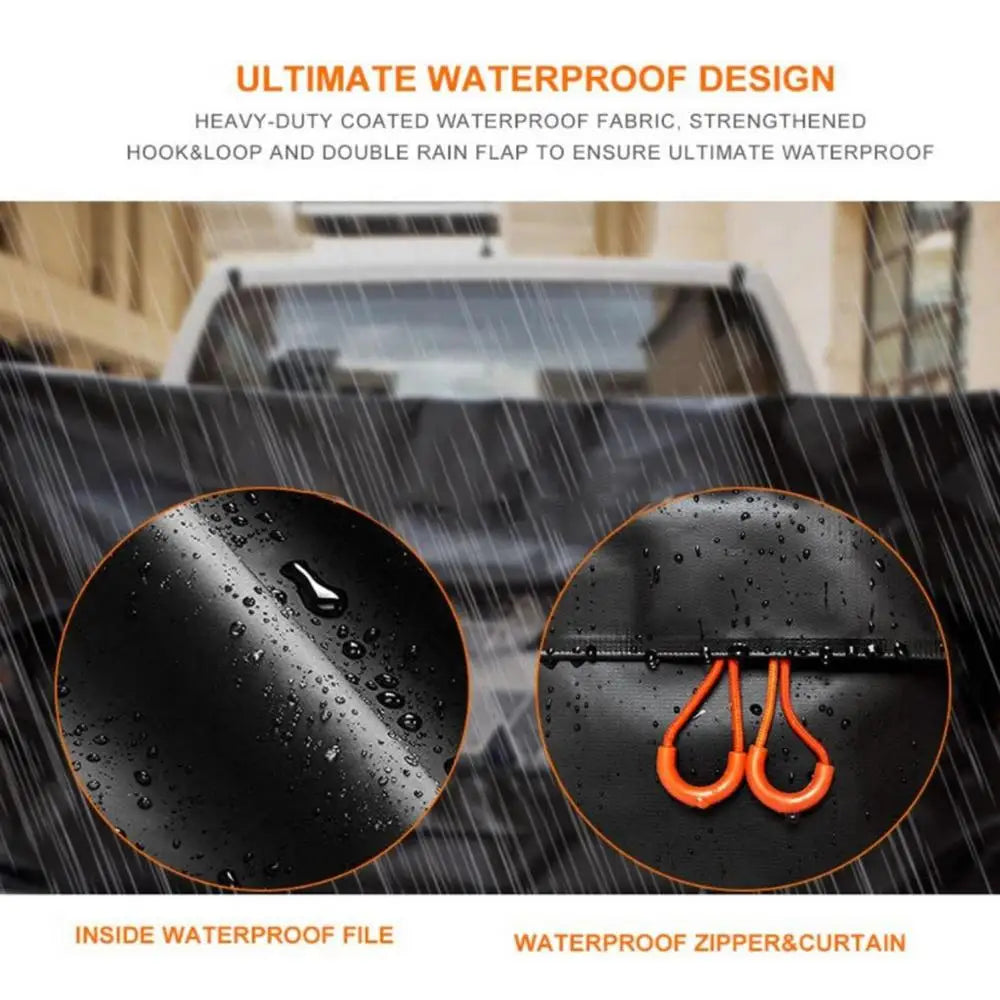 Pickup Truck Roof Bag Car Roof Cargo Carrier Waterproof Sun Protection PVC Car Storage Zip Bag Rooftop Oxford Cloth Cargo Bag
