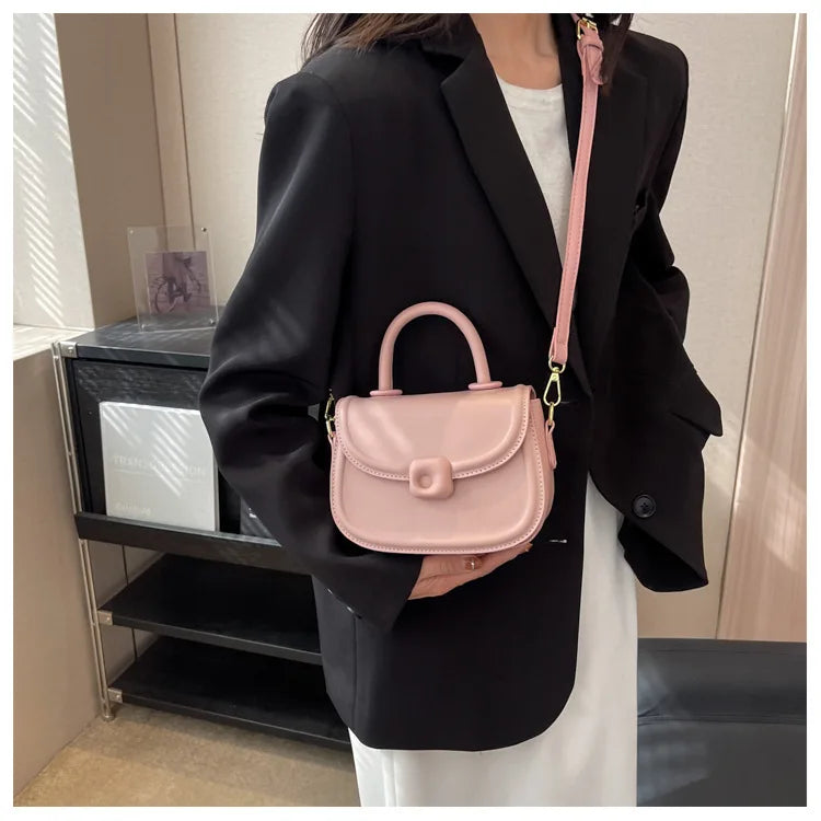 Luxury Women's Multi-functional Small Messenger Bag,high-end Texture Fashionable Square Handbag Trendy Handheld and One Shoulder