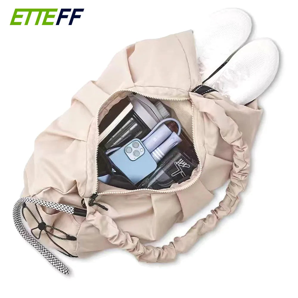 Yoga Gym Bags for Women with Shoes Compartment & Wet Dry Storage Pockets & Adjustable Yoga Mat Holder, Patent Pending