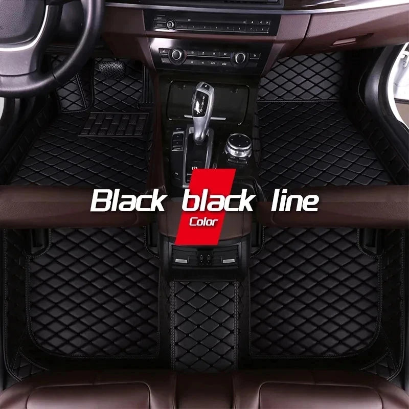Car Floor Mats For Ford Fiesta Mk6 Mark VI Mk7 WS WT WZ 2009~2016 Anti-dirt Pads Car Carpet Non-slip Auto Rug Car Accessories