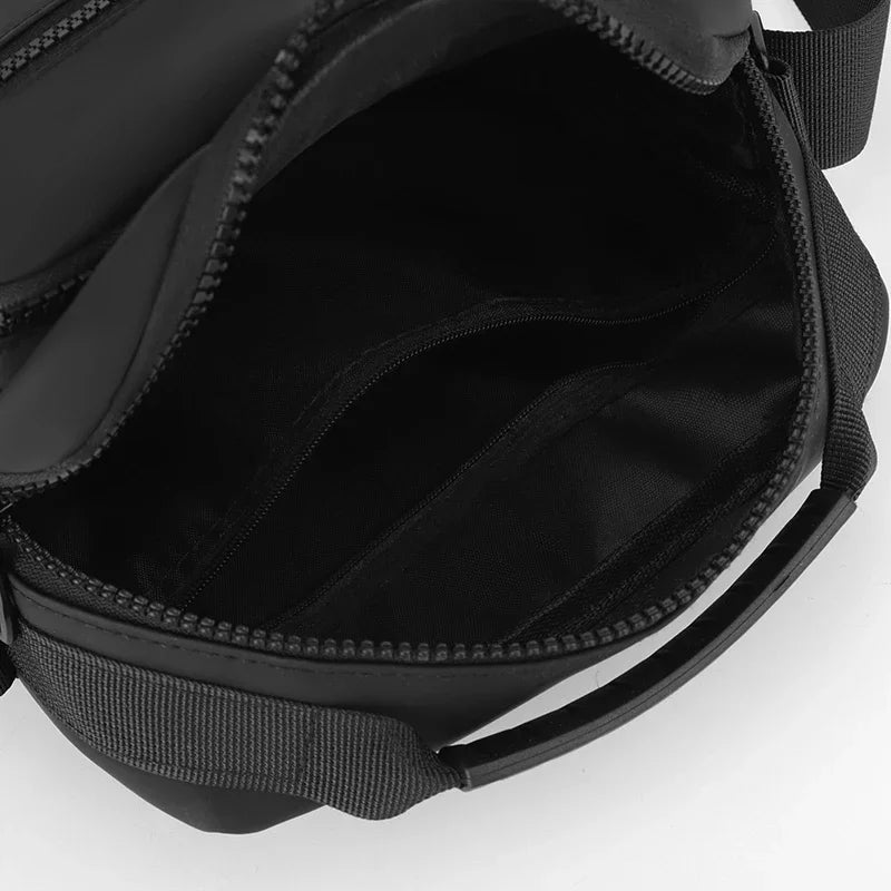 Messenger Sling Bags for Men Casual Oxford Small Zipper Crossbody Pouch Simple Mini Crossbody Phone Bag Male Side Shoulder Bag