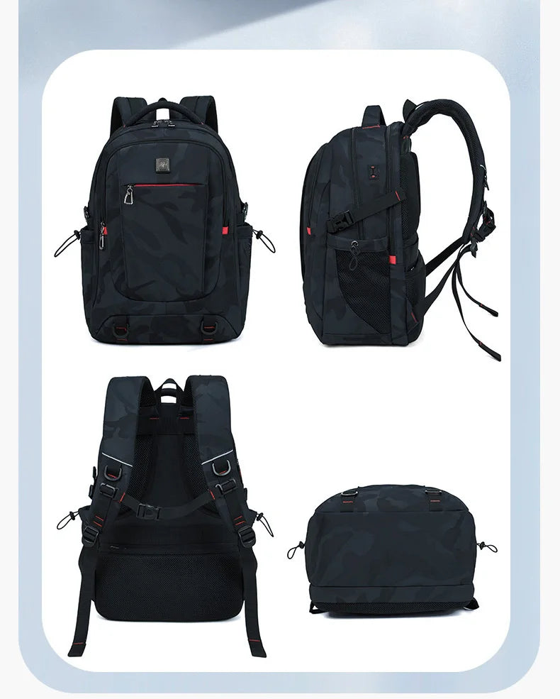Backpack Primary School Middle School Students High School Bags Large Capacity Ultra-light Load Reduction Outdoor Travel Busines
