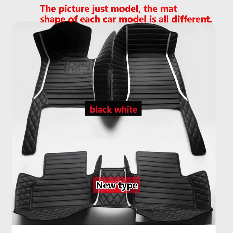Car Floor Mats For Ford F-150 F150 F 150 4 Doors 2021 2020 2019 2018 2017 2016 2015 Interior Accessories Carpets Auto Styling