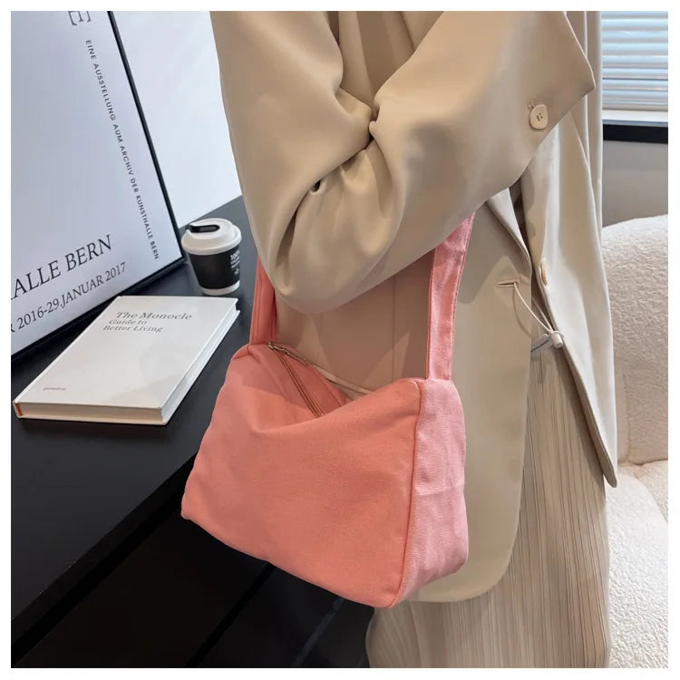 Large-capacity Shoulder Bag New Women's Fashion Simple Commuter Messenger Tote Bag Luxury Designer Handbag Women Bag