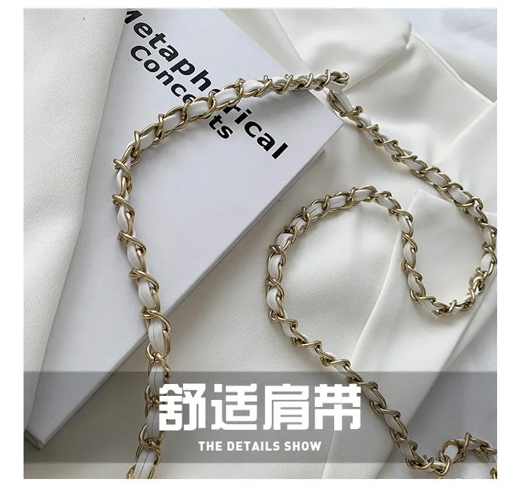 2025 Fashionable New Versatile Commuter Women's Bag Large-capacity One-shoulder Crossbody Bag with Diamond Chain Bag