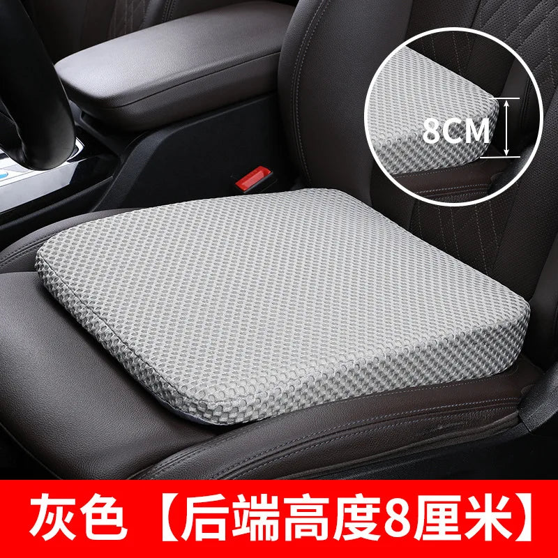 Car Booster Seat Cushion Heightening Height Boost Mat Breathable Portable Car Wedge Seat Pad Fatigue Relief Suitable For Cars