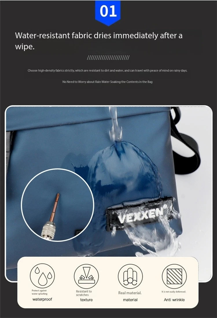 Messenger Sling Bags For Men Casual PU Leather Zipper Crossbody Pouch Simple Mini Crossbody Phone Bag Male Side Shoulder Bag