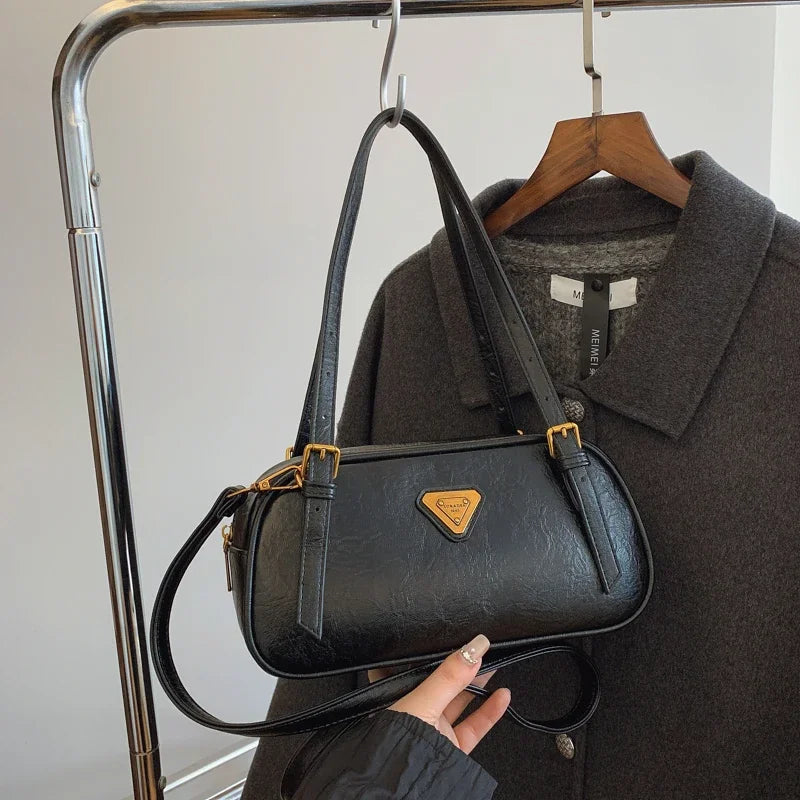 2025 Hot - Selling! Women's PU Leather Top - handle Bag - Fashionable Messenger Design, Vintage - Chic Tote for Ladies