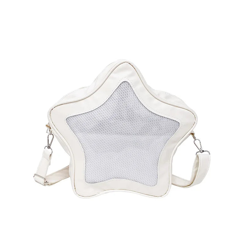 Japanese Style Minimalist Cute Aesthetic Shoulder Bag for Students Kawaii Crossbody Purse Street Fashion