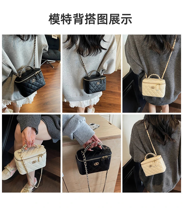 Luxury Brand Ladies Genuine Leather Messenger Bag, Elegant Shoulder Handbag By Famous Designer, Popular Crossbody Tote Bags