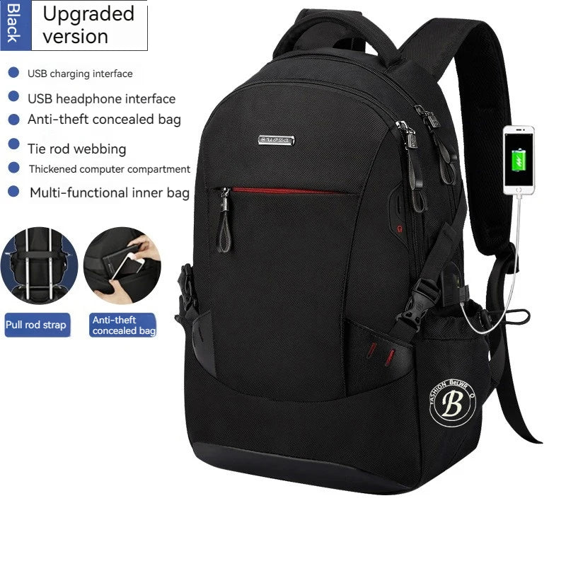 Backpack Primary School Middle School Students High School Bags Large Capacity Ultra-light Load Reduction Outdoor Travel Busines