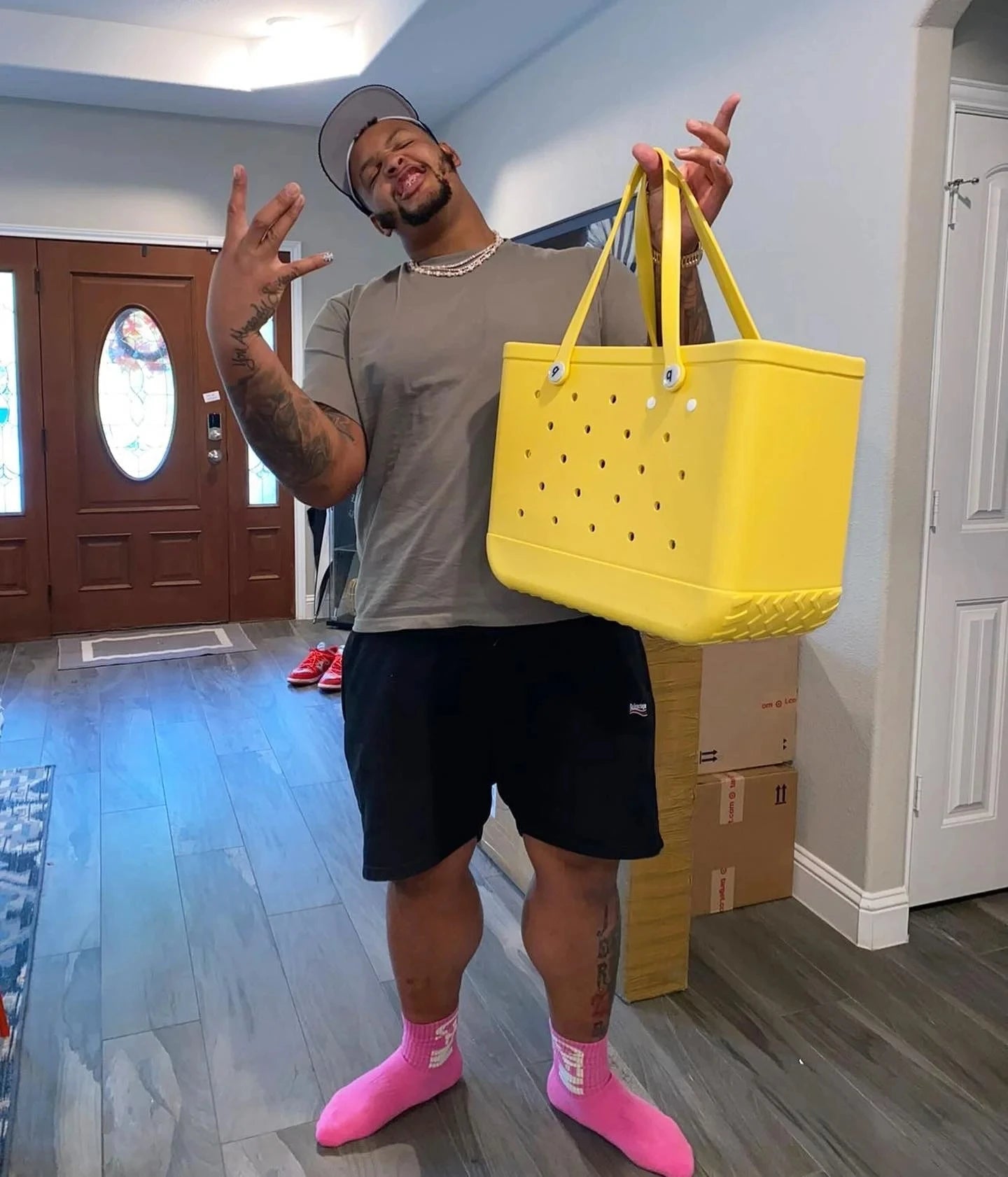 Luxury Beach Tote Bags For Women EVA Rubber M L XL Size Waterproof Travel Picnic Storage Basket Girls Shopping Handbag Bag