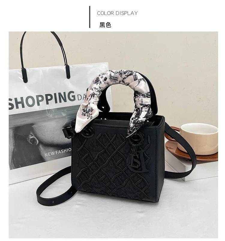 Luxury 2025 New Versatile Craftsmanship Embroidery Concubine Bag Handbag, Women's Crossbody Bag