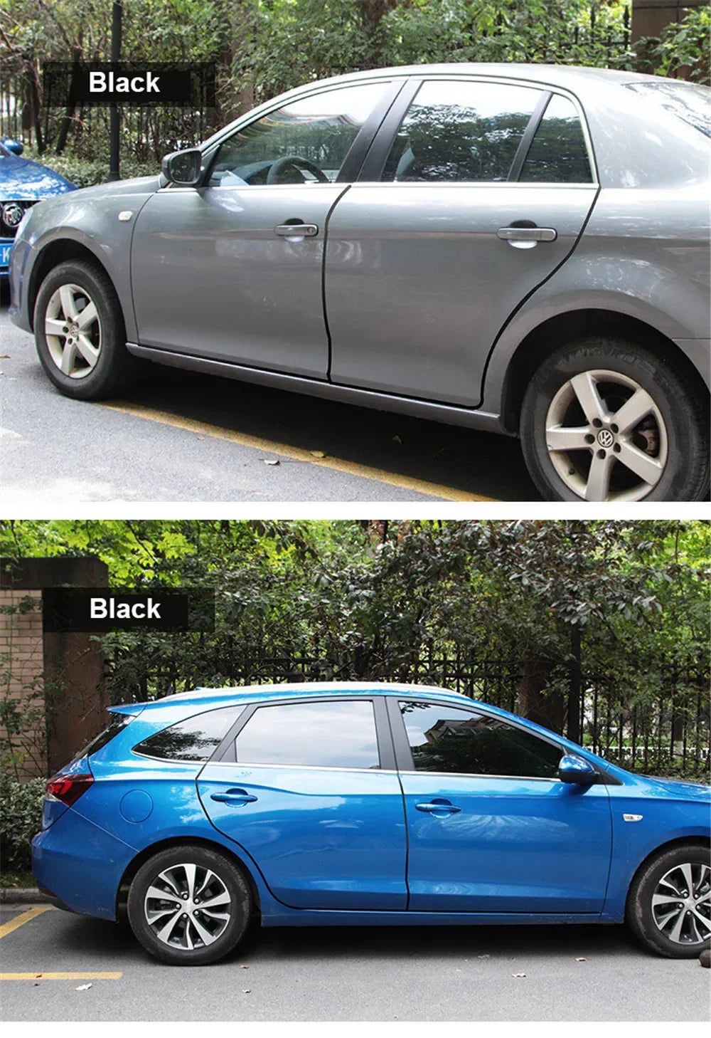 Car Door Protector Edge  With Steel CarstylingScratch Strip Guard Trim Automobile Door Noise reduction Anti Collision Protection