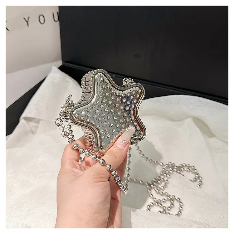 Premium Niche Mini Box Bag - 2025 Women's Star Design, Chain Shoulder & Messenger Style