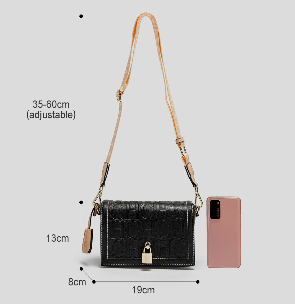 Fashionable Classic Light Luxury Letter PU Material Crossbody Bag Design Exquisite Craftsmanship Women's New Shoulder Bag