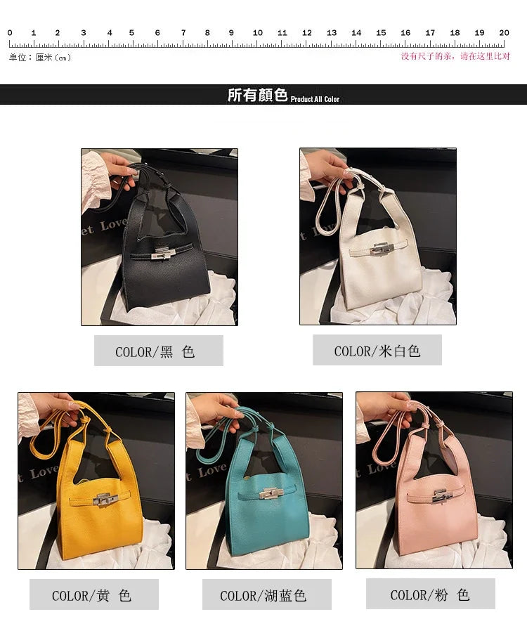 Luxury PU Leather Shoulder Bag, Fashionable Design Handbag, Women's Portable Wallet, Women's Chain Strap Crossbody Bag