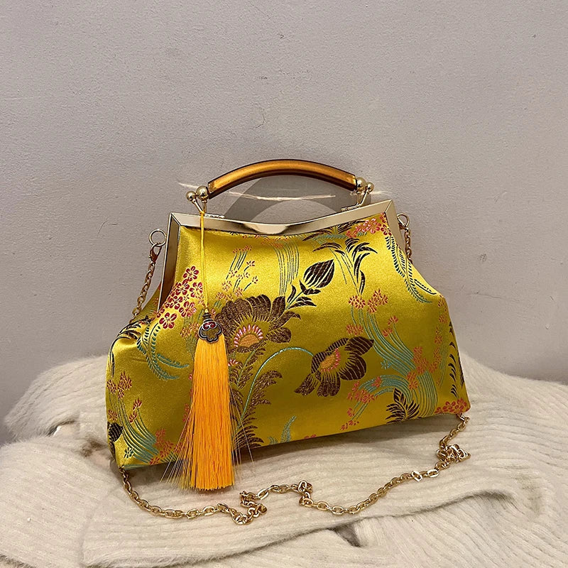 Luxury Women Party Dinner Bag Fashion Ladies Dinner Bag Elegant Wooden handle Simple Formal Gorgeous Crossbody Daily use Purse