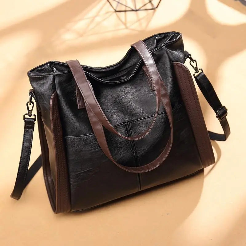 Luxury Design Handbags Women PU Leather Top-handle Crossbody Bags Female Shoulder Bag Large Capacity Shopper Totes bolso mujer