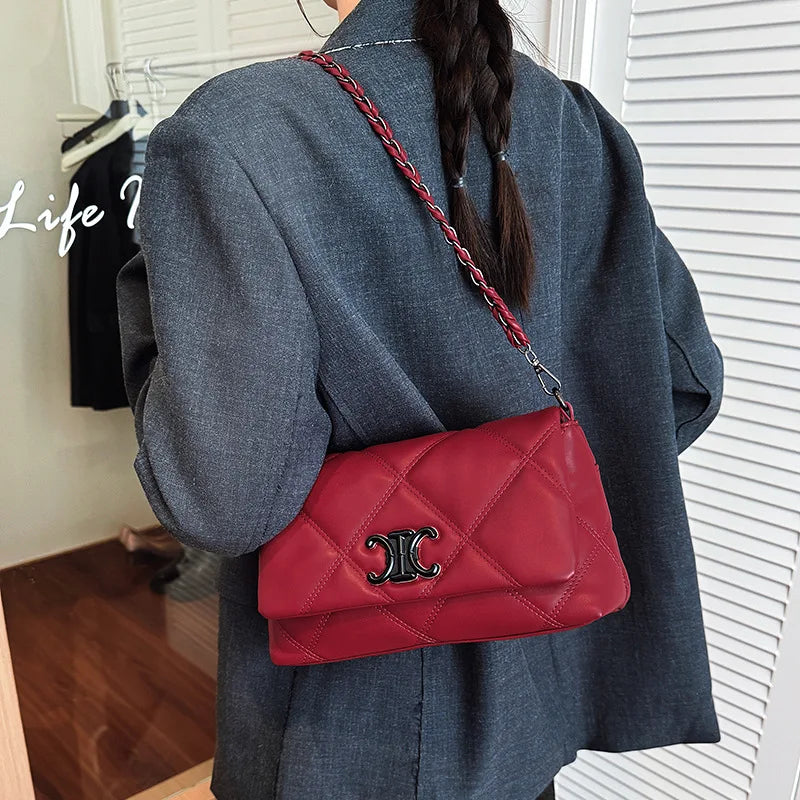 2025 Women’s Premium Light Luxury Shoulder Bag — New Foreign-Style Exquisite Design, Lightweight Large-Capacity & Versatile