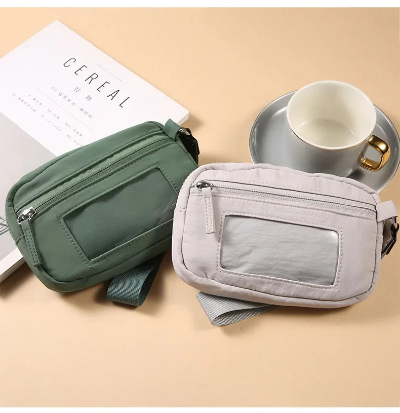 New Multi-Functional Waist Bag with Wrist Strap Handheld Diagonal Crossbody Outdoor Sports Polyester Waterproof Chest Bag