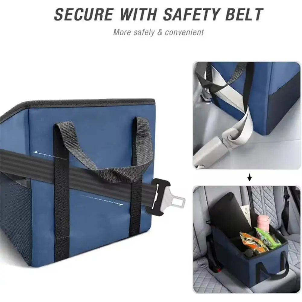 Car Seat Organizer, Foldable Car Storage Organizer Rear Seat Large Storage Bag  For Car SUV Truck Truck Travel Accessories