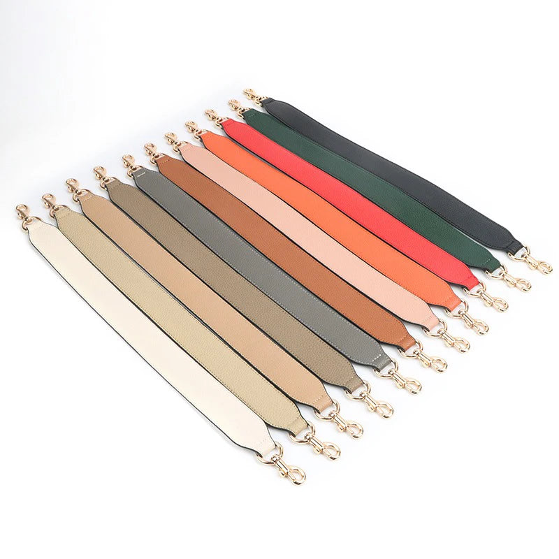 Luxury 3.8cm*58cm Leather Wide Single Shoulder Bag Strap Replacement Underarm Bag Strap Lady's Handbag Belt