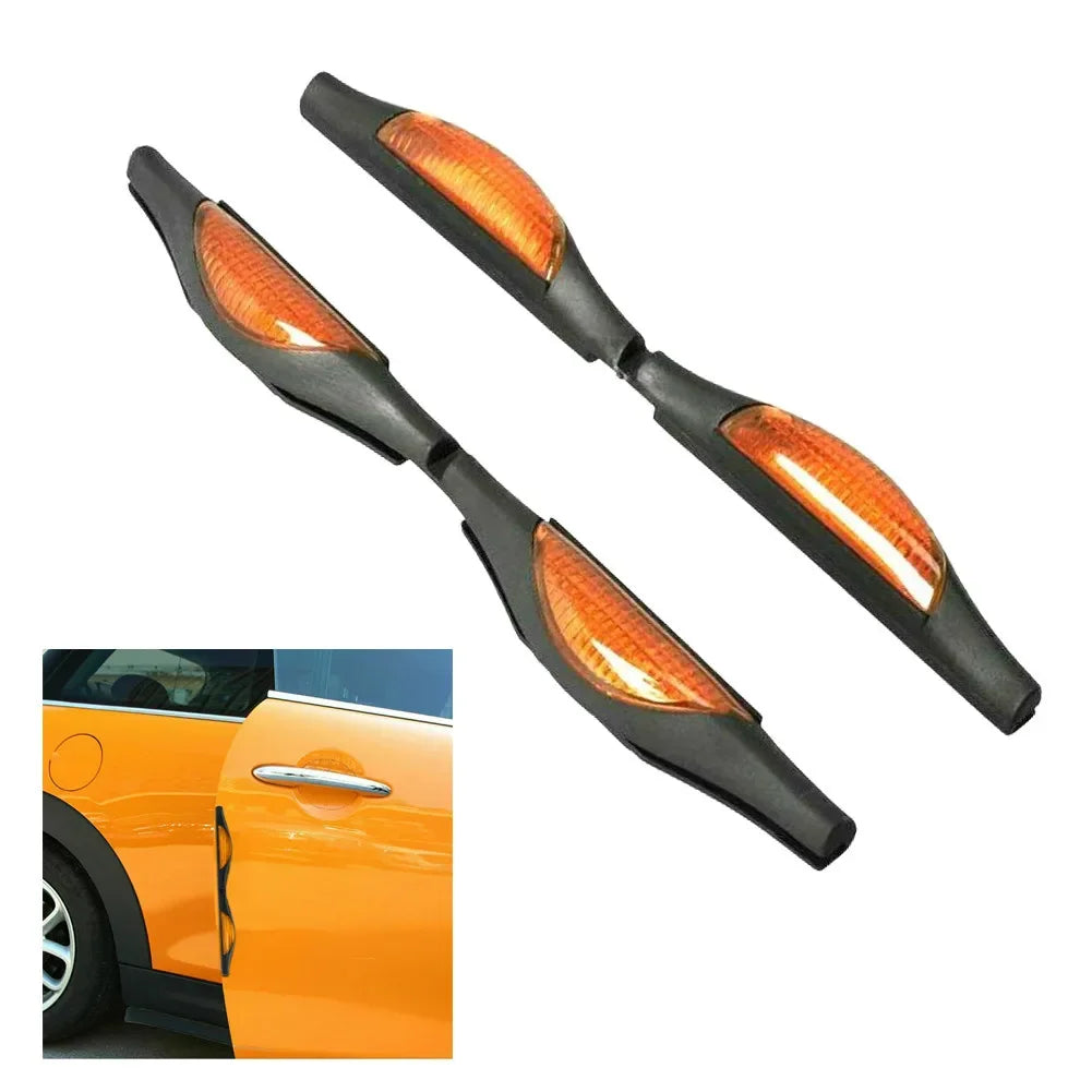 Protect Edges Car Door Protectors Guards Prevent Door Protection Strip High Quality Orange Reflector Door Parts Useful