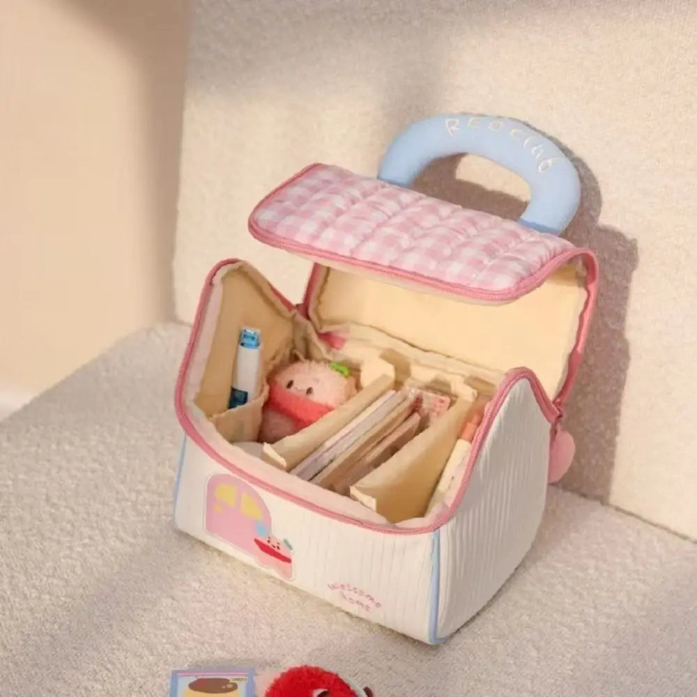 Makeup Bag Large Capacity Portable Cosmetics Storage Bag Multifunctional Handheld Cosmetic Pouch Travel Cosmetic Bags & Cases