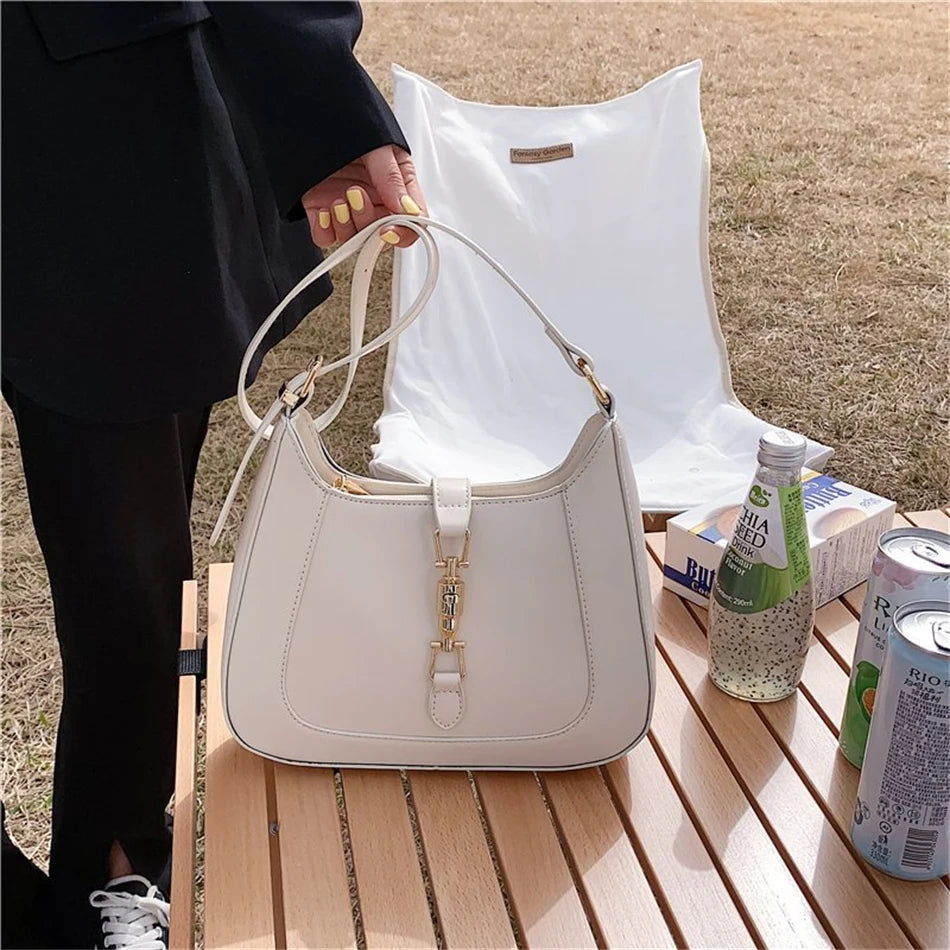 Luxury Brand Purses and Handbag Top End Quality Designer Leather Shoulder Crossbody Bag for Women 2022 Fashion Underarm Girl Sac