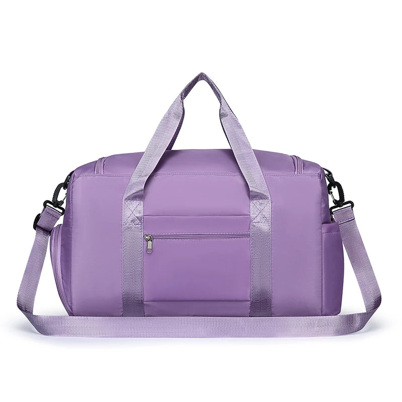 Travel Bag Large Capacity Weekender Overnight Carry On Duffle Bags with Shoe Compartment Sports Fitness Gym Bags for Women