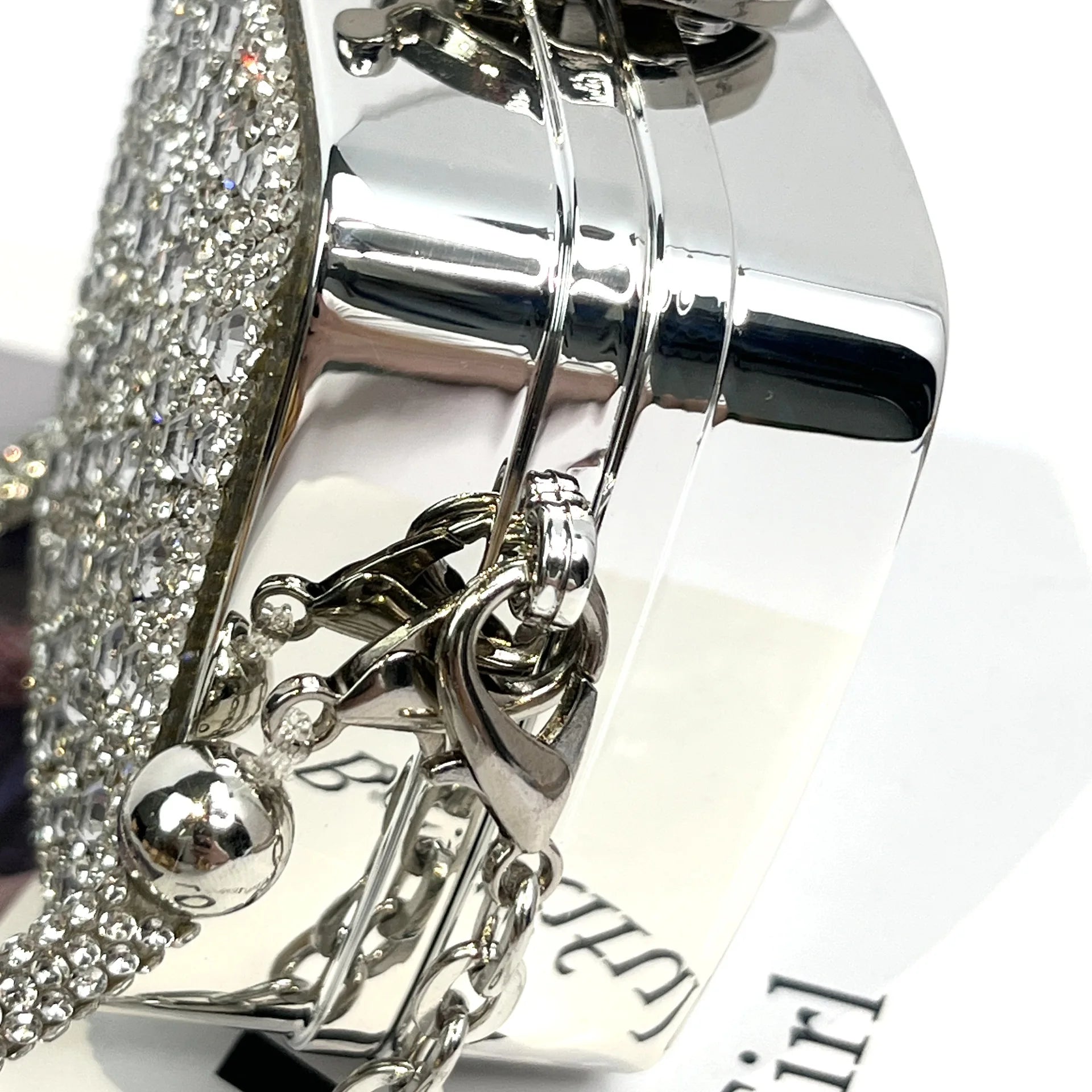 Banquet Bag for Women High-quality Acrylic Shoulder Bag with Mirror Designer Full Diamond Mini Crossbody Bag Cute Lipstick Bag