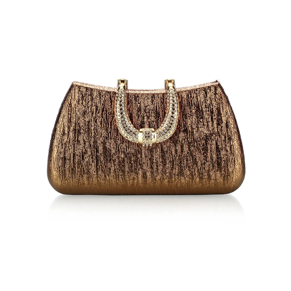 2024 Evening Clutch Luxury Women Gold Shoulder Bags Fashion  Chain Handbag Dinner Handbag Wedding Cocktail Party Coin Purse