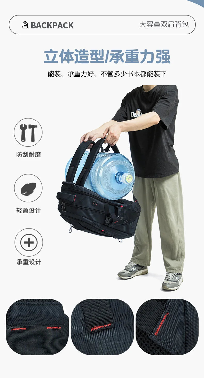 Backpack Primary School Middle School Students High School Bags Large Capacity Ultra-light Load Reduction Outdoor Travel Busines