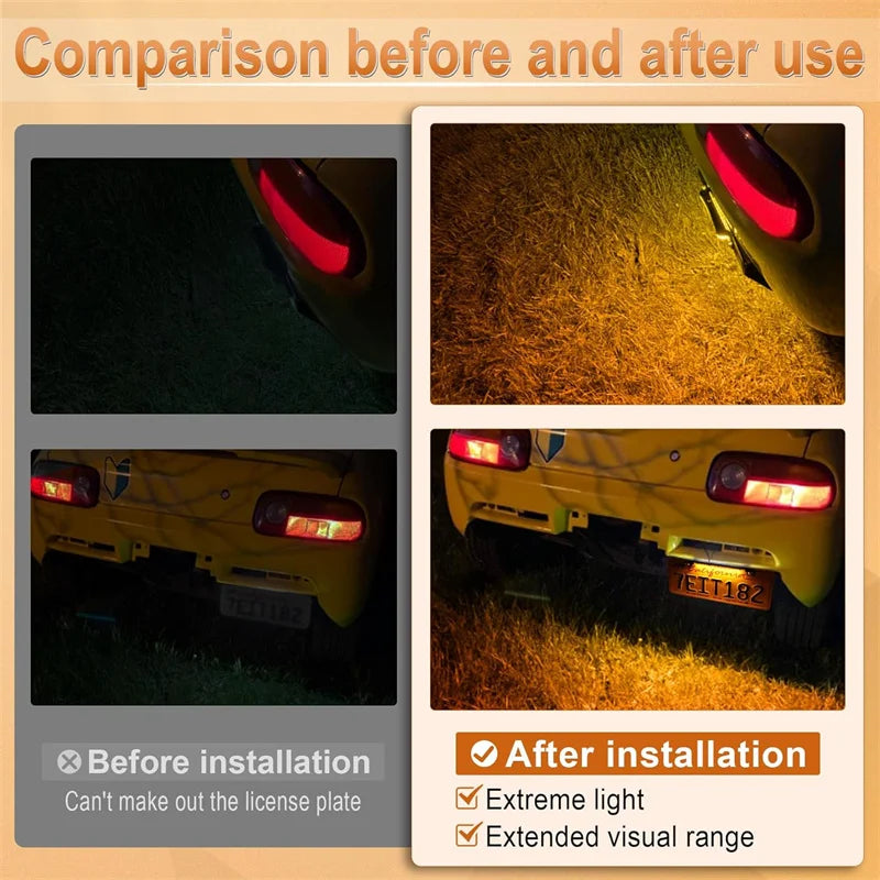 License Plate LED Light, Extremely Bright Assembly For Trailer UTV ATV Truck RV Boat