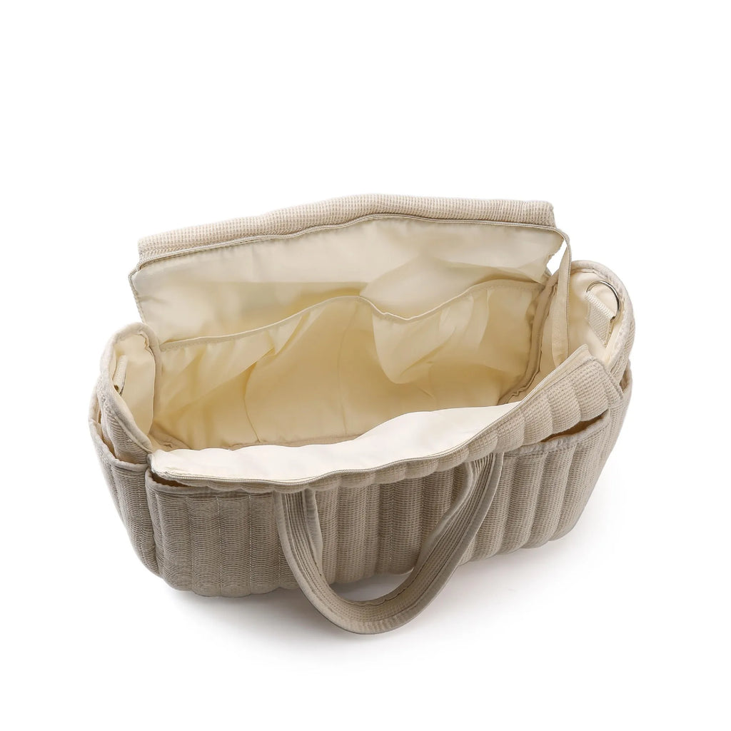 Solid Diaper Bag Fashion Waterproof Multi-functional Diaper Backpack Nursing Changing Bag for Baby Large Stylish Bag