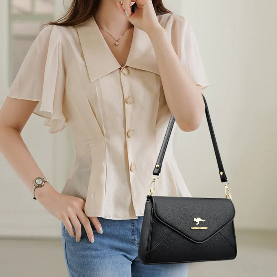 Luxury Designer Ladies Handbags High Quality Leather Shoulder Bags for Women 2024 Female Crossbody Bag Purses and Handbags Sac