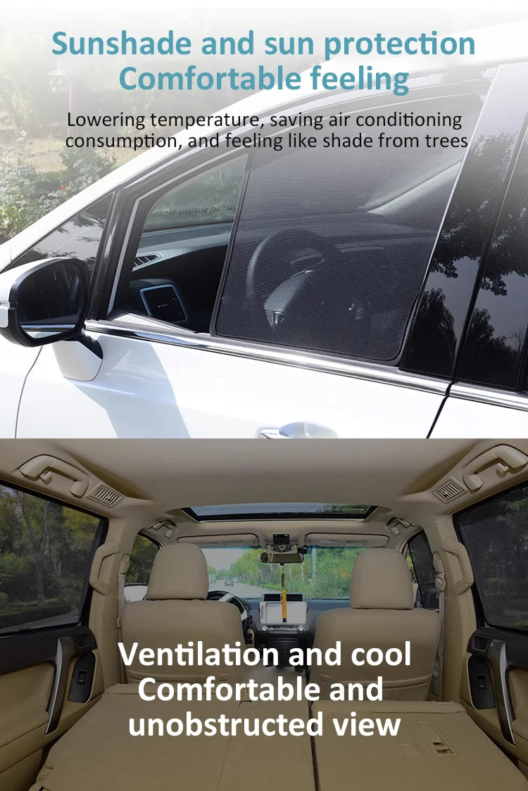 Magnetic Sunshade for Honda e:NS1 e:NP1 e:Ny1 2022~2024 Windshield Anti-UV Mat Frame Curtain Window Skylight Cover Accessories