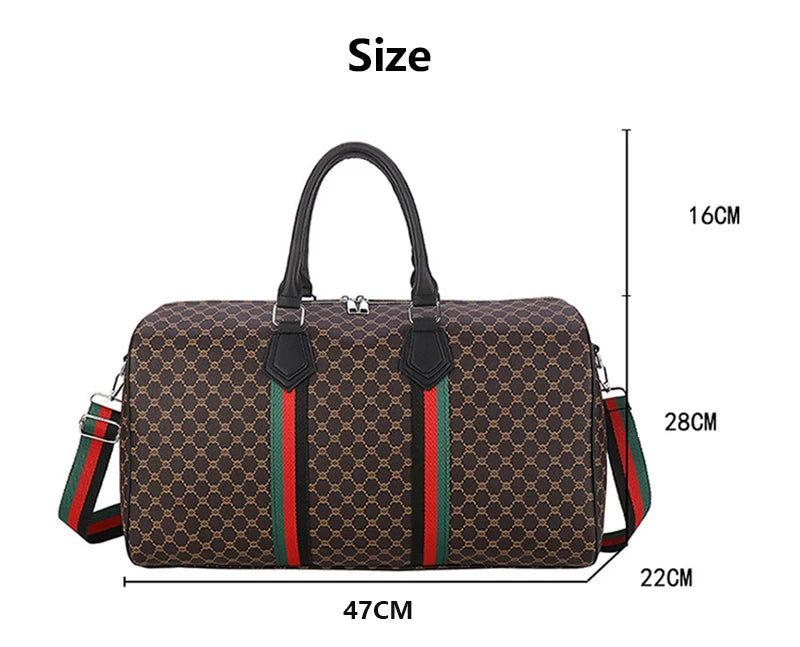 Luxury Travel Women's Bag Duffle Totes Gym Sports Fitness Business Large Capacity Casual Luggage Handbag Outdoor Weekend Bag