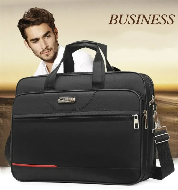 High-capacity Briefcase Business Document Information Storage Bags Weekend Travel Laptop Protection Organize Handbag Accessories