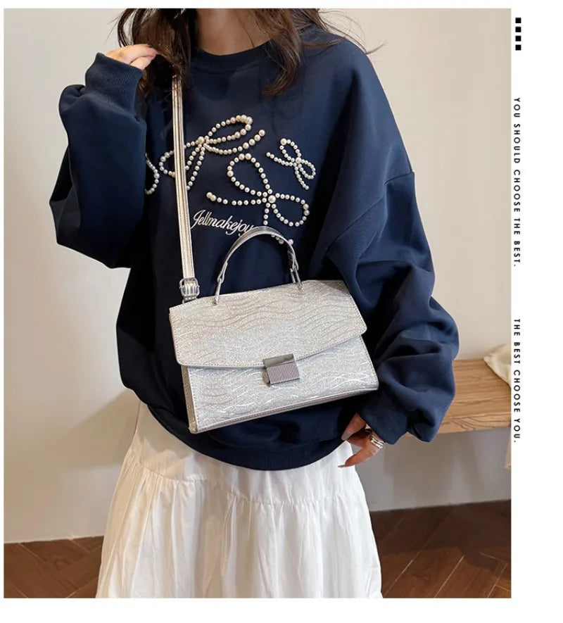 ‌2025 New Luxury Handbag - Crossbody/Shoulder Purse, Premium Leather Square Bag for Women, Stylish & Versatile Daily Accessory