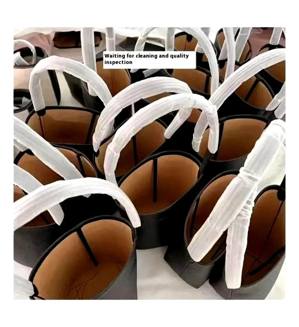 Simple Tote Bag Women's Satchel Fashion Sling Shoulder Shopping Outdoor Large-capacity Storage Shopping Bag Bucket Handbags