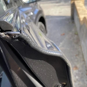 Door Edge Guard Black Car Door Protector Edge Guards Rubber Auto Door Trim U Shape Build in Metal Sheet No Need Adhesive
