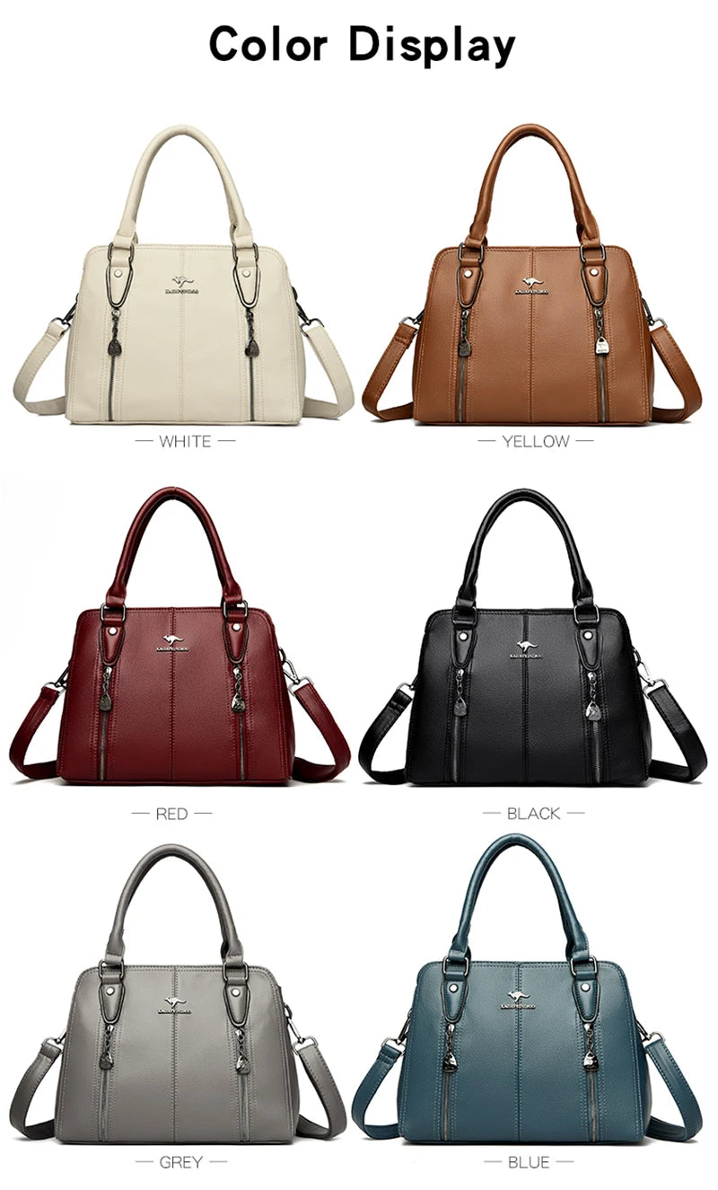 Luxury Handbags Woman Bags Designer Big Shoulder Bags for Women's 2024 Trendy Large Capacity Ladies Leather Hand Casual Tote Bag